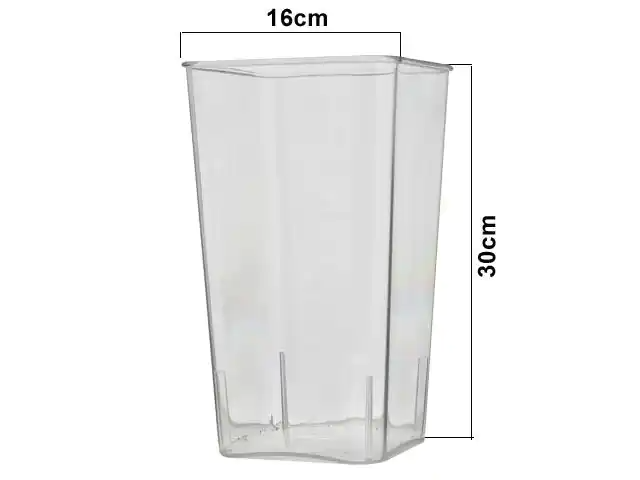 FLORERO CUADRADO 874753 / ES27883 (16 x 30cm)