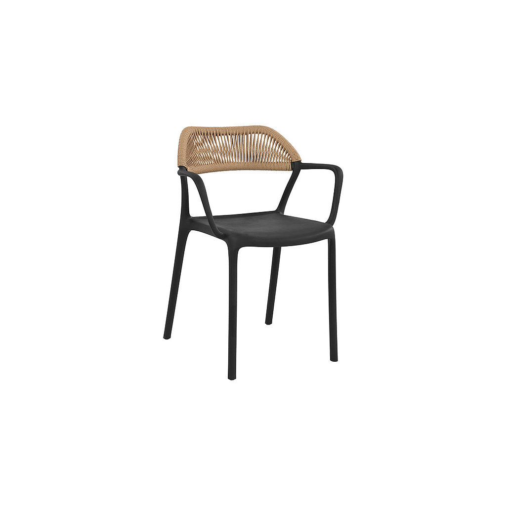 SILLA KALIMA NEGRO C-945 (58 x 52 x 46 x 77cm)
