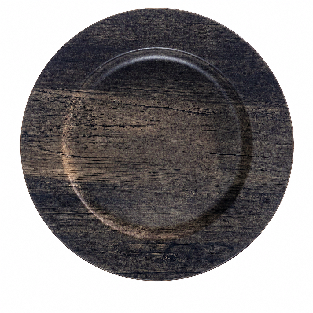 PLATO BASE DISEÑO MADERA ROBLE PT131-015 (33cm)