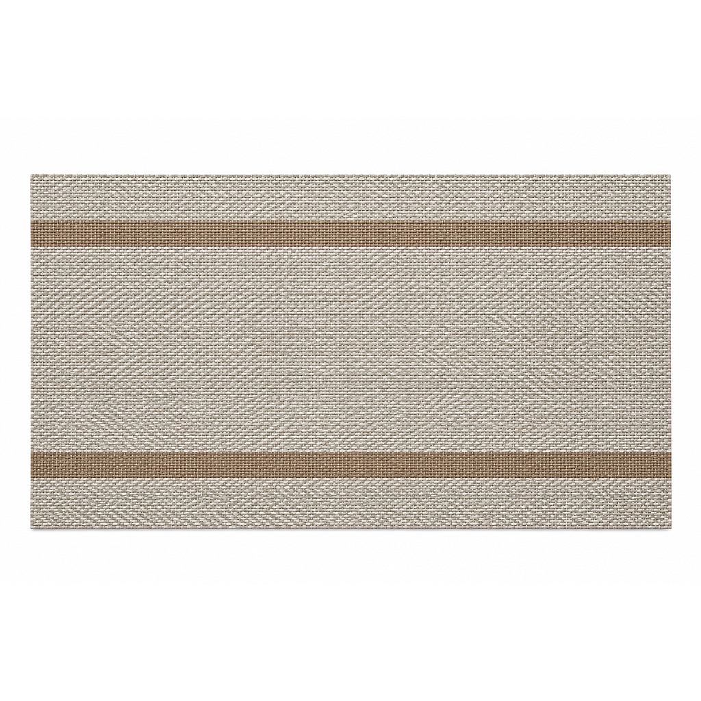 INDIVIDUAL RECTANGULAR BEIGE LINEAS CAFE  F24714B (30 x 45cm)