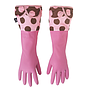 SET GUANTES Y DELANTAL NEGRO ROSADO  CV7553