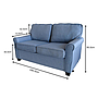 SOFA CAMA MURCIA UNA PLAZA TEXTIL AZUL HFT-002  (95 x 180cm)