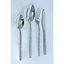 JUEGO CUBIERTOS ACERO INOX DISEÑO PIEDRA 24PZS 4HM14-4