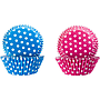 CAPSULAS PARA CUPCAKE LUNARES ROSA&AZUL IB 735904