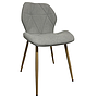 SILLA BALTIMORE MICROFIBRA GRIS CLARO GDC1256A-02B