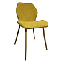 SILLA BALTIMORE MICROFIBRA AMARILLO GDC1256A-09B
