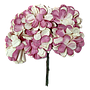 FLORES FIESTA COMBINADA ROSA VAINILLA 6PZS 50070-C14