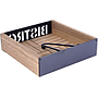 SERVILLETERO METAL MADERA BISTRO HZ1940050 (18 x 18 x 5cm)