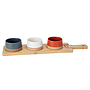 SET FUENTES PARA PICADITAS 210000970 4PZS (48 x 12 x 1.5cm / 9.5 x 4.5cm)