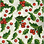SERVILLETAS NAVIDEÑAS DISEÑO FLOR 20PZS IC757-4