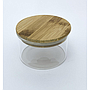 CONTENEDOR DE VIDRIO TAPA BAMBOO 4HM37-6 (9.8 x 7.9cm)