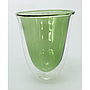 VASO VIDRIO DOBLE VERDE 4HM37-12 (320ml)